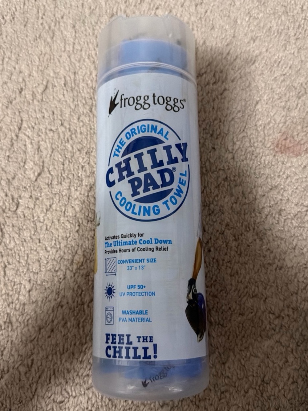 frogg toggs The Original Cooling Towel — Blue
